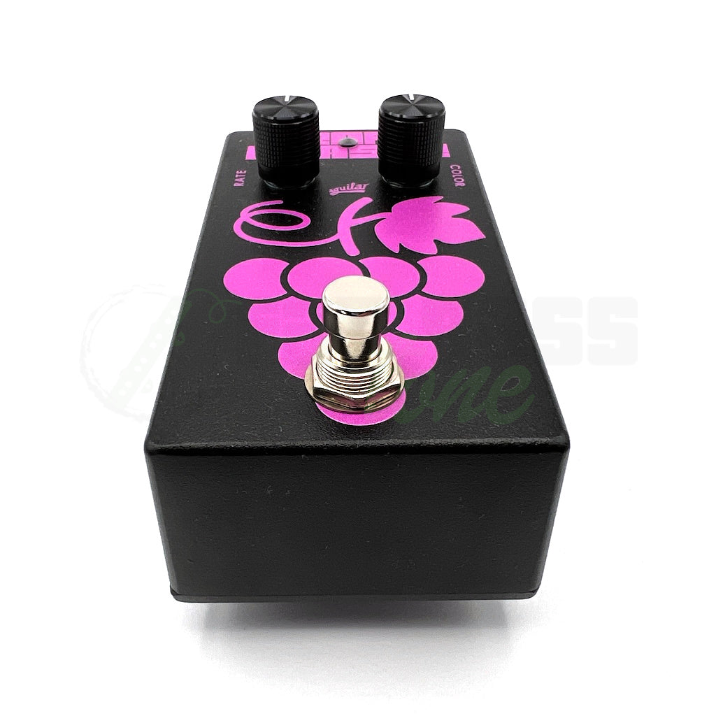 front view of the Aguilar Grape Phaser Bass Pedal