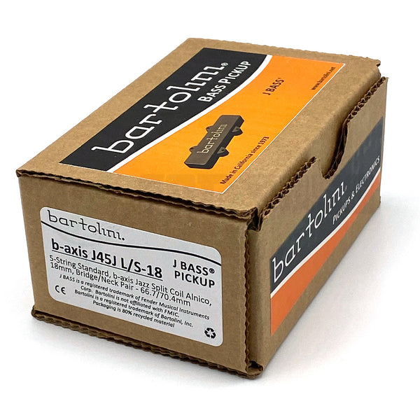 Bartolini b-axis J45J-18 5 String Jazz Bass® Pickups