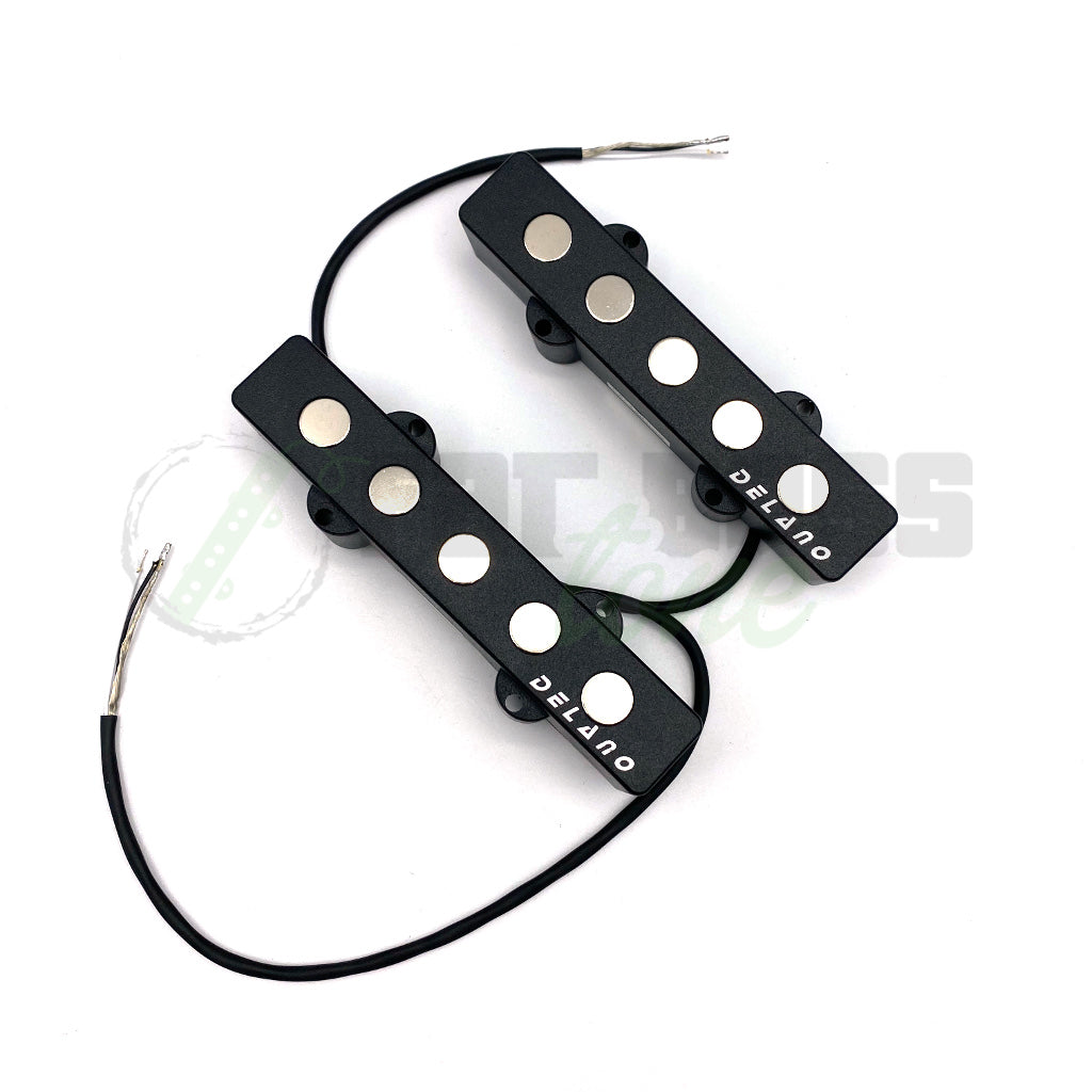 View of Top of Delano JMVC5 FE/M2-AS 5 String Jazz Bass® Pickups for Fender American Standard
