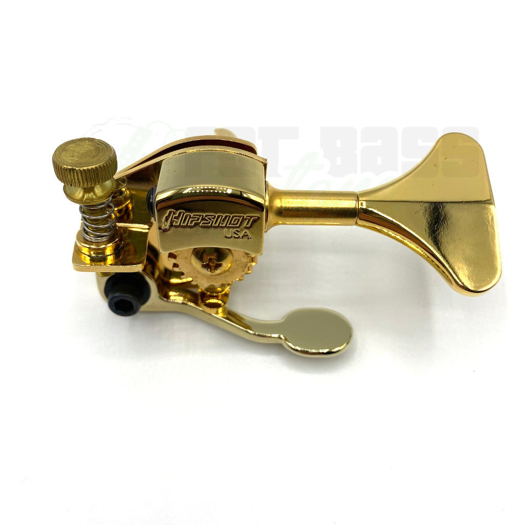 HE6Y Gold front view of the Hipshot Bass Xtender