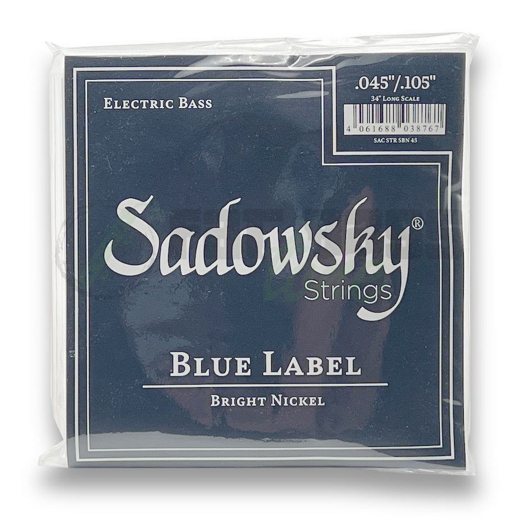 Sadowsky Bass Strings in 45-105 Bright Nickel for 4 String