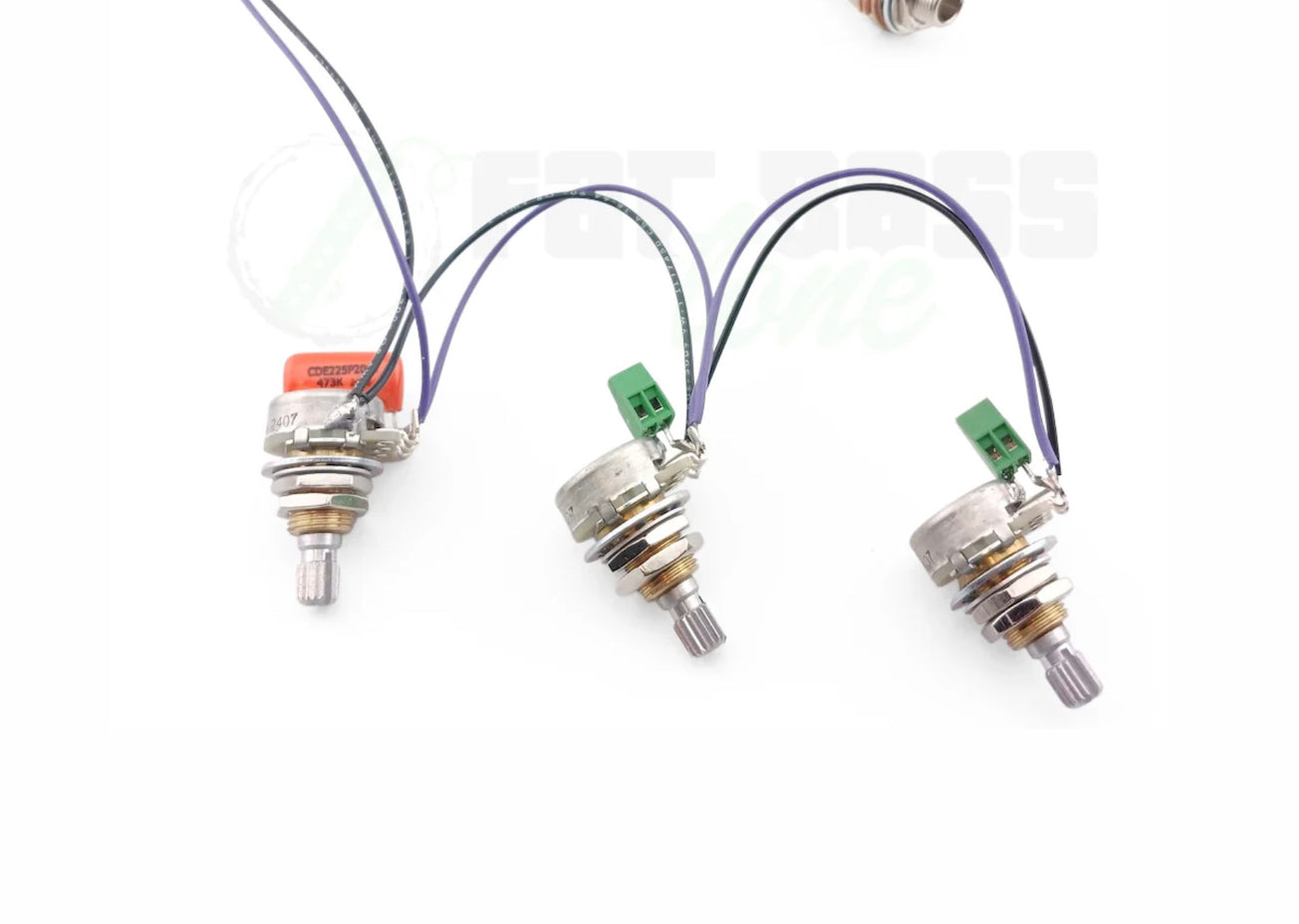 Volume - Volume - Tone - Prewired Harness with Solderless Connections