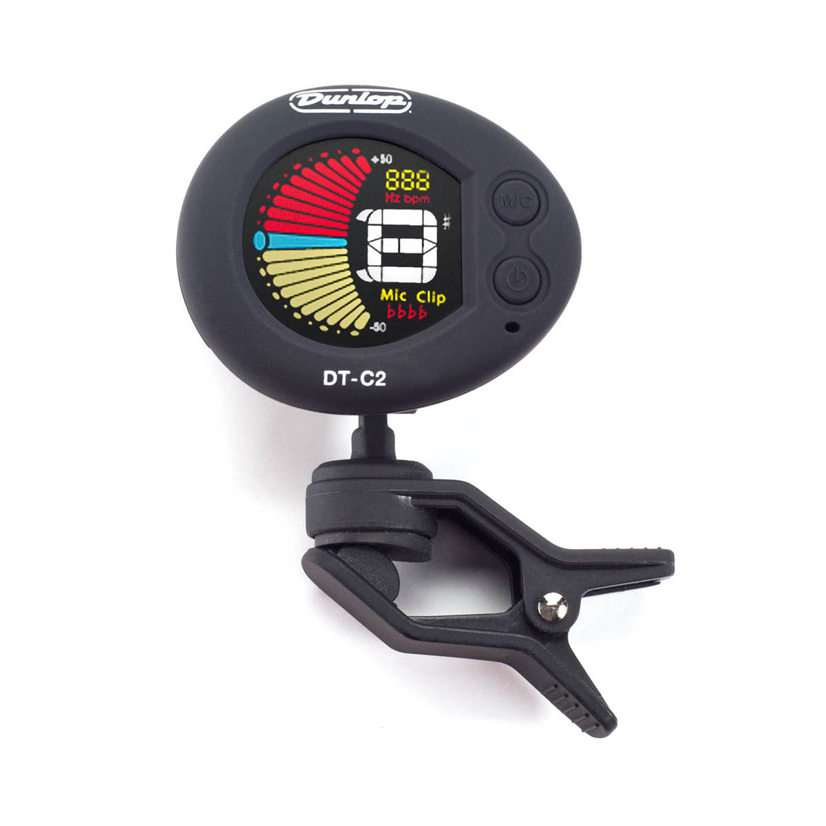 Front view of Dunlop Deluxe Chromatic Tuner