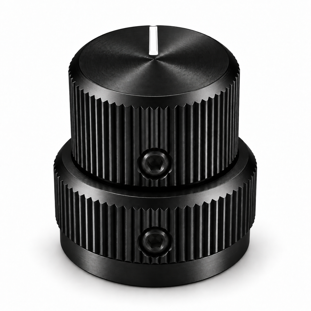 Concentric Aluminum Bass Knobs