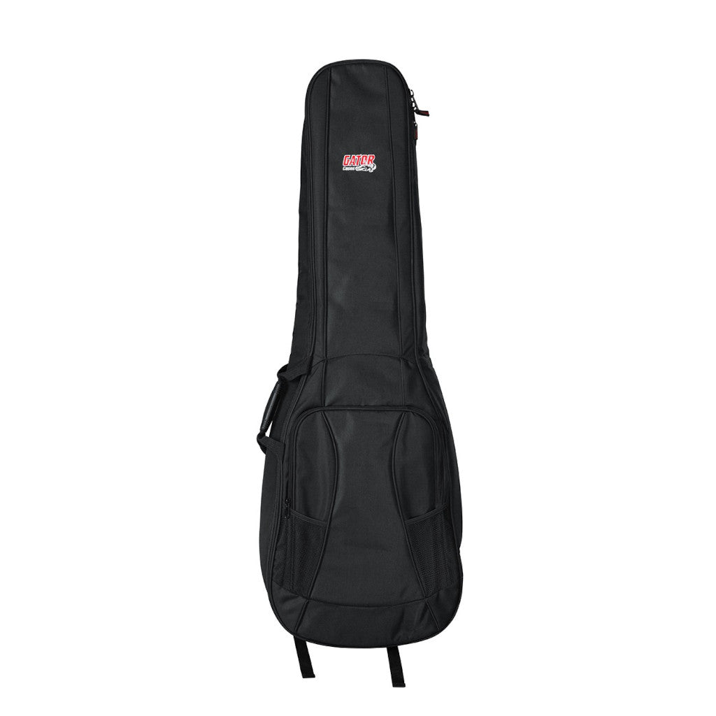 front view of Gator 4G Bass guitar gig bag for two basses