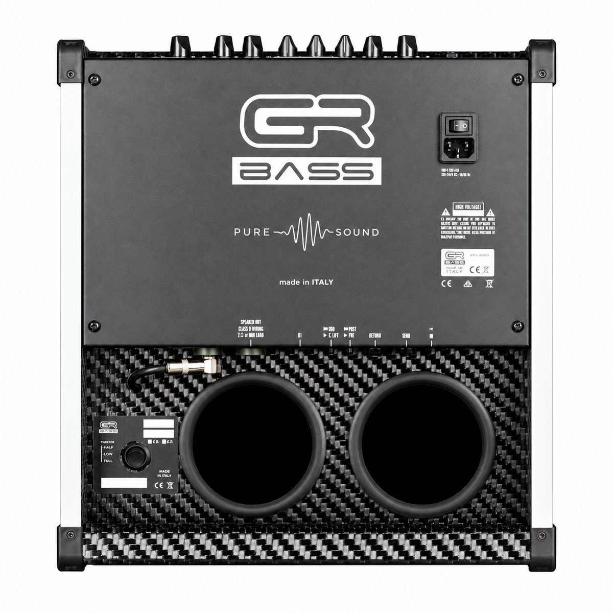 GR Bass AT CUBE 800 Carbon Fiber 800W 1x12 Bass Combo Amplifier
