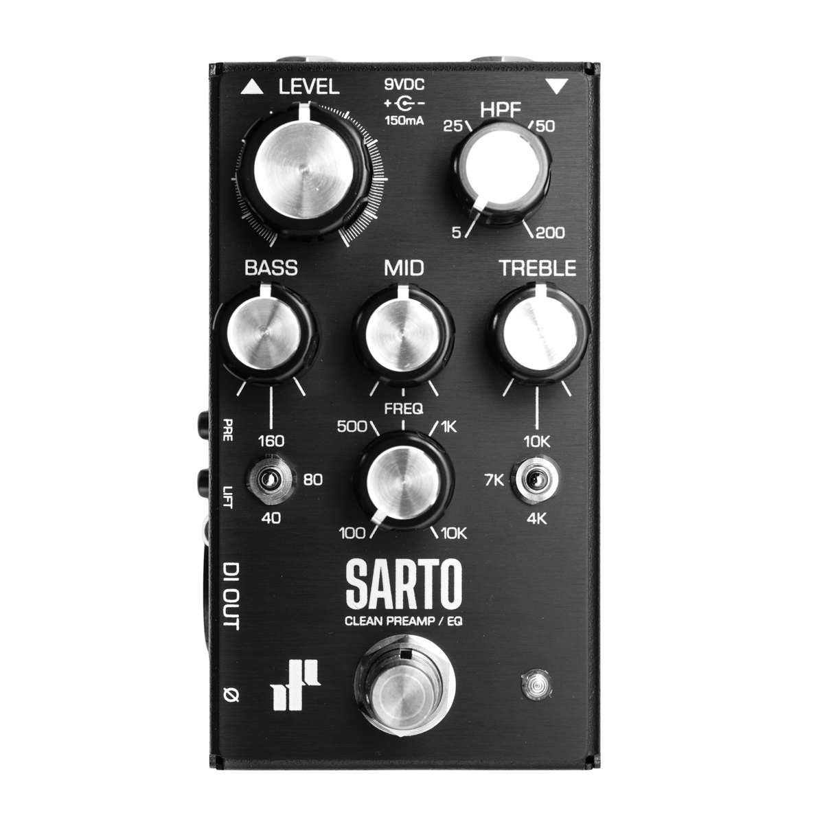 Jad Freer Sarto Studio Clean Bass Preamp, EQ & DI Pedal