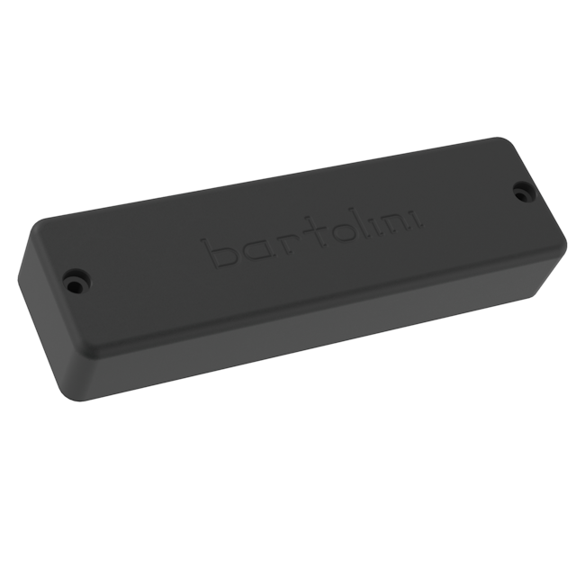 factory image of the Bartolini XXML6CBC 6 String Bass Pickups (BH-6 Replacement) showing 1 screw hold on each end of the pickup shell