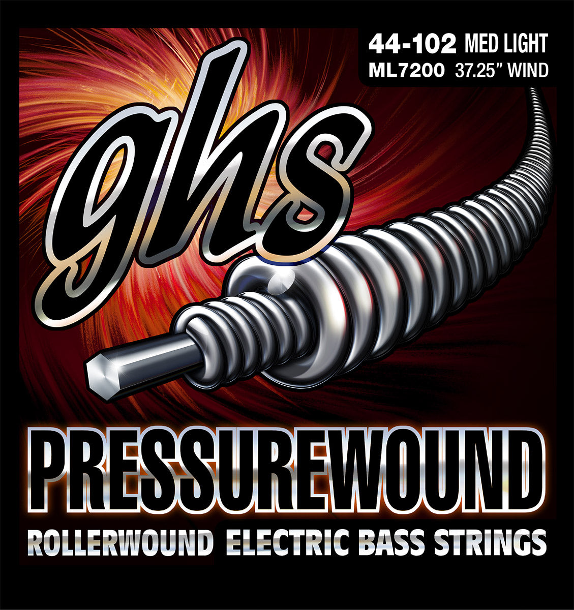 GHS Pressurewound Bass Strings – 4 & 5 String