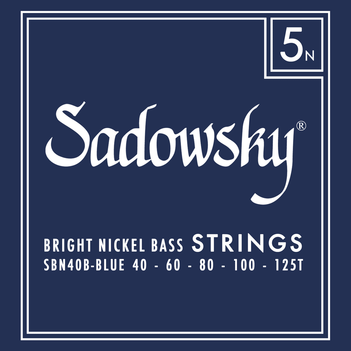 Sadowsky Bass Strings – Blue Label | 4 & 5 String
