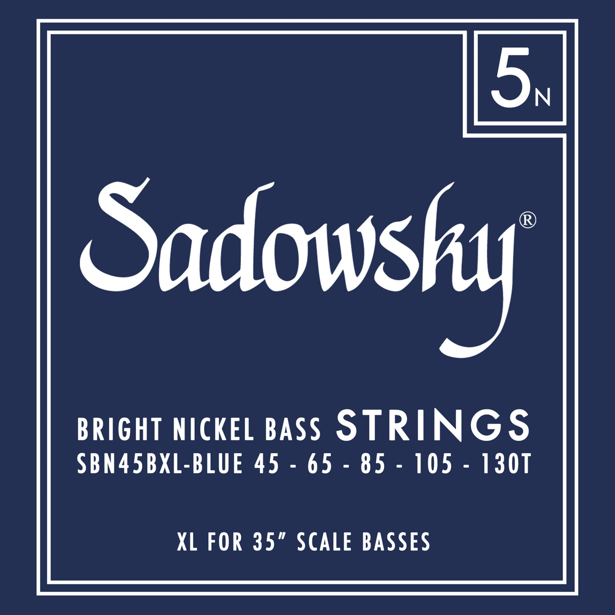 Sadowsky Bass Strings – Blue Label | 4 & 5 String
