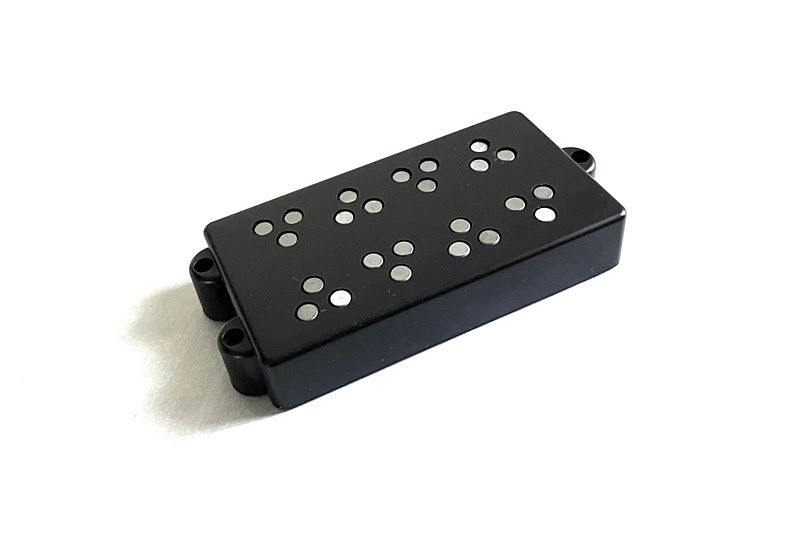 front view of LeCompte Triple Threat 4 String Music Man Bass Pickup