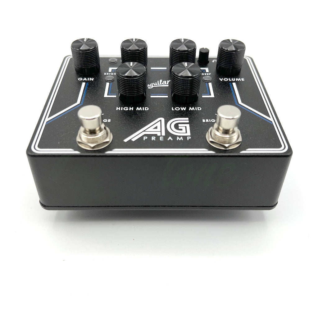 front low angle view of the Aguilar AG Preamp/DI