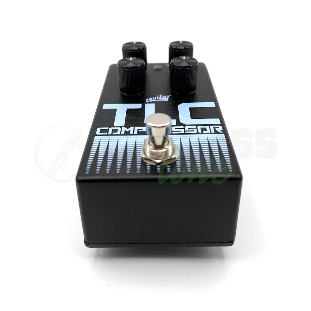 low front angle view of the Aguilar TLC Compressor Bass Pedal