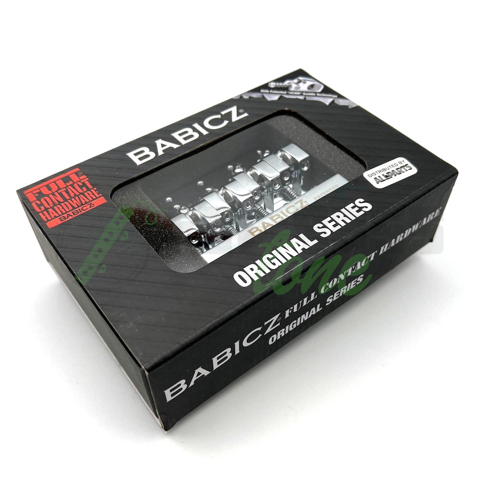 box view of the Babicz FCH 4 String Bass Bridge in black