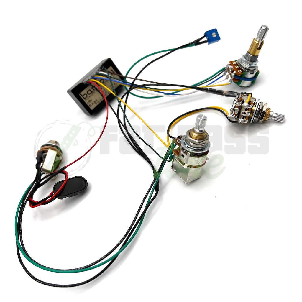 3.3AP harness of the Bartolini TCT 2 Band bass Preamp