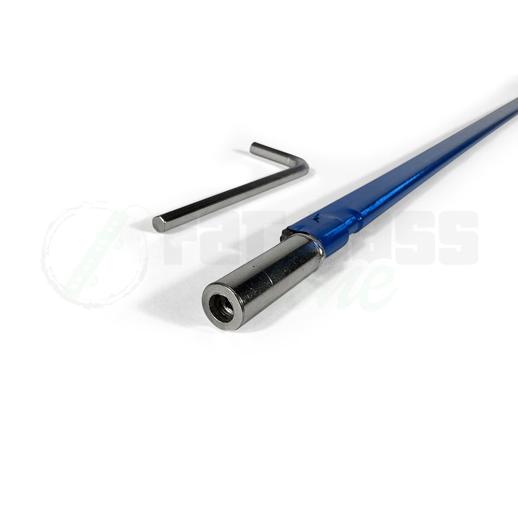 photo showing the inside of the nut  of a truss rod at the insertion point of the nut