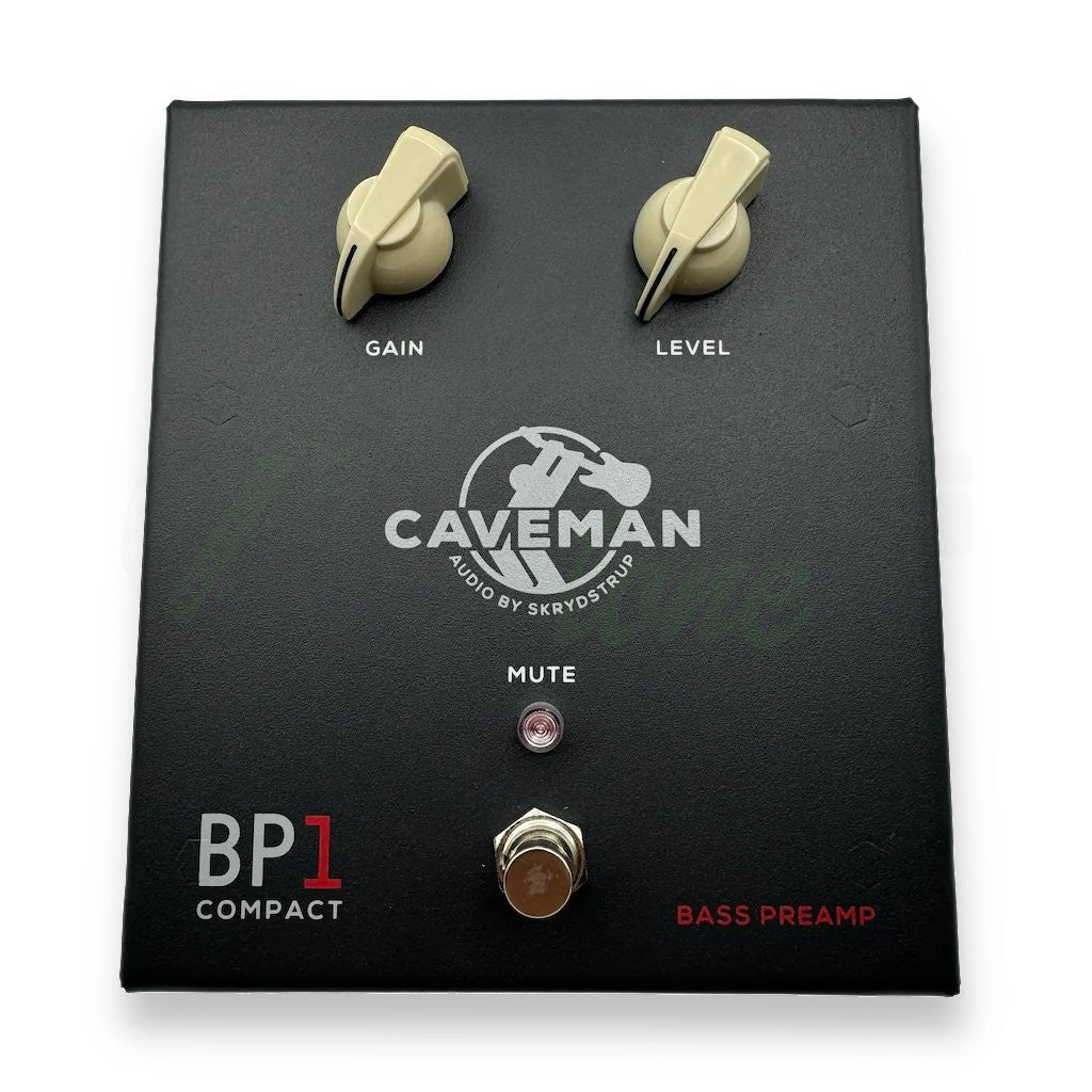 top view of the Caveman Audio Compact BP1 Bass Preamp