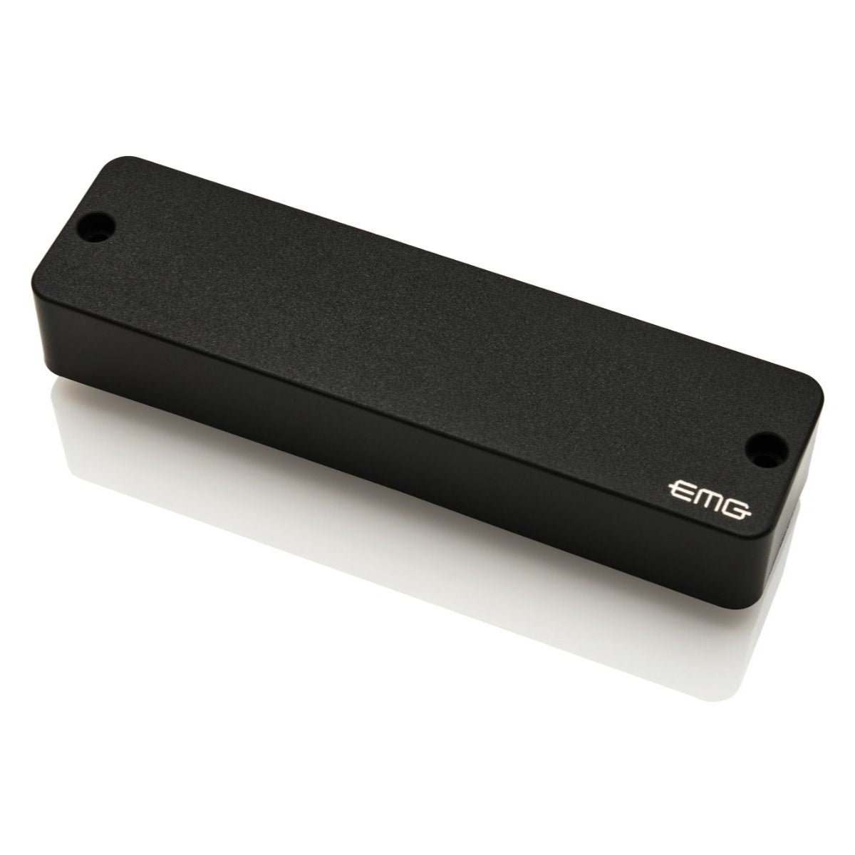 View of the front of a single EMG E6W bass soapbar pickup in the P4 Shape.