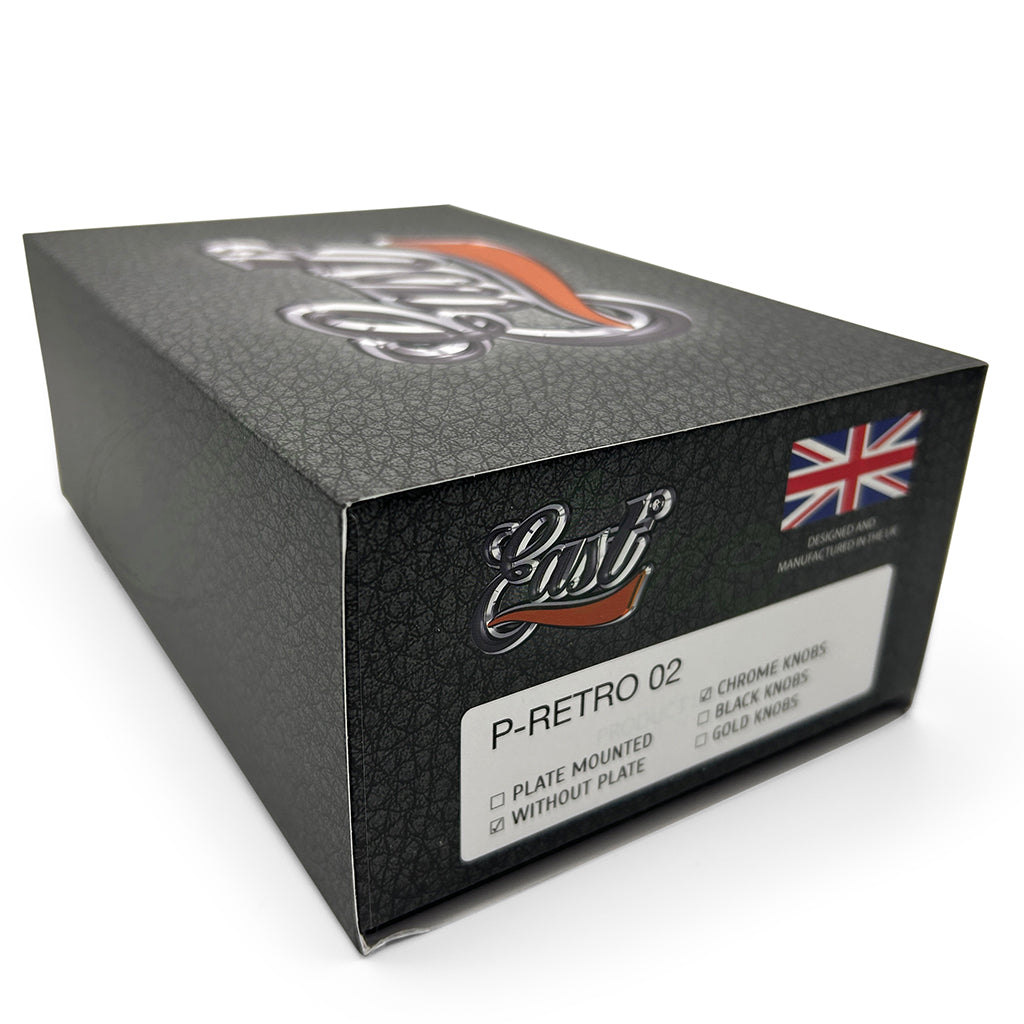 photo of the box of the John East P Retro Bass Preamp for Precision Bass®
