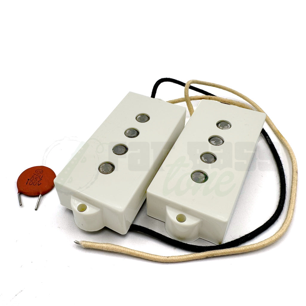 Image of the Kloppmann 4 String Precision Bass® Pickup PB63 in parchment covers