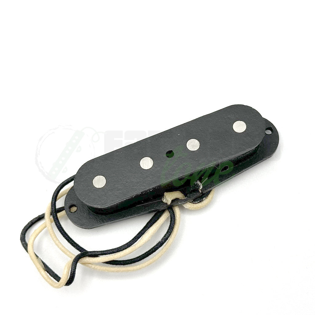 top view of the Lollar 4 String Original (Tele-Style) Precision Bass® Single Coil Pickup showing pole pieces