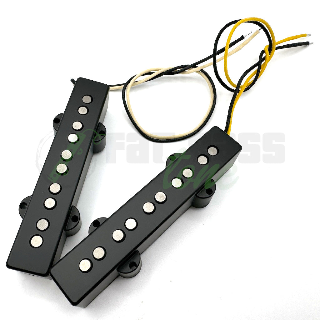 top view of the Lollar 5 String Jazz Bass® Pickups showing the screw mounting ears