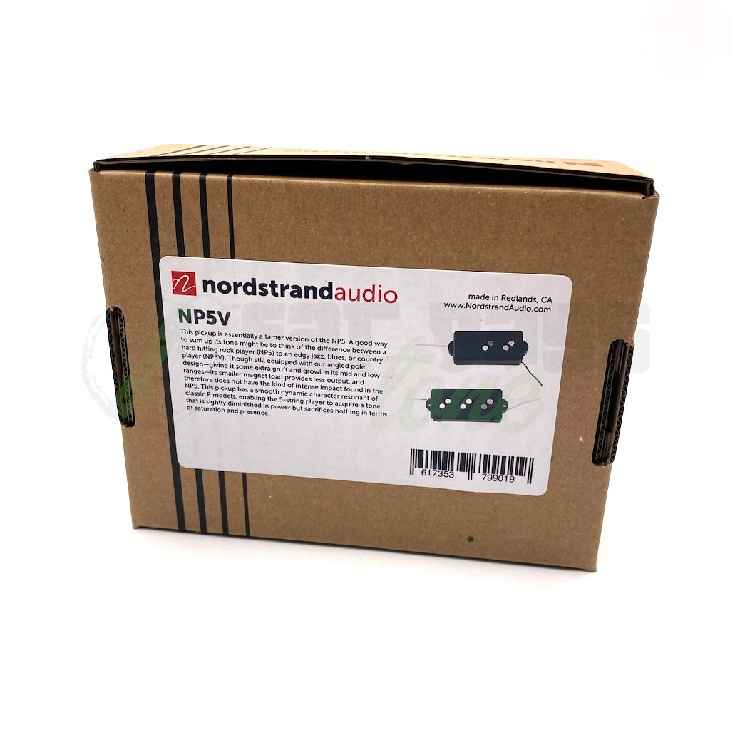 box view of the Nordstrand NP5V 5 String Vintage Precision Bass® Pickup showing the model name 