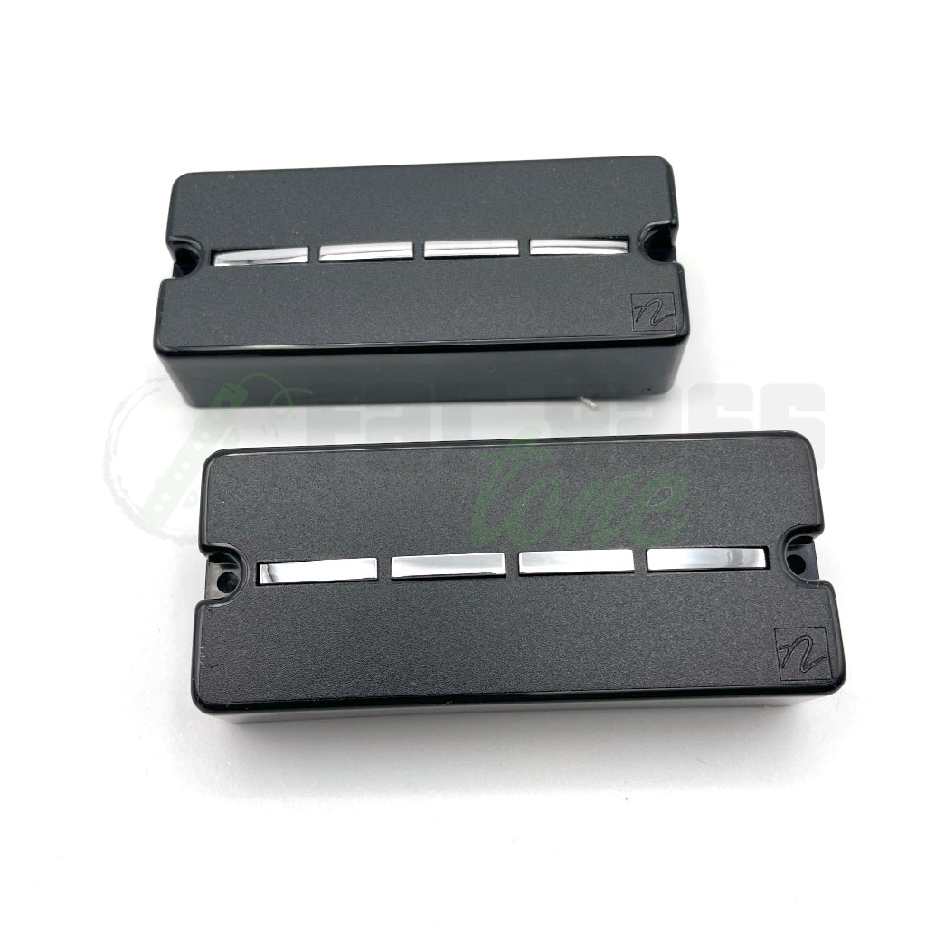 Nordstrand Big Blade 4 String Bass Pickups photo in the EMG35 shape showing the single screw hole on each end of the pickup shell
