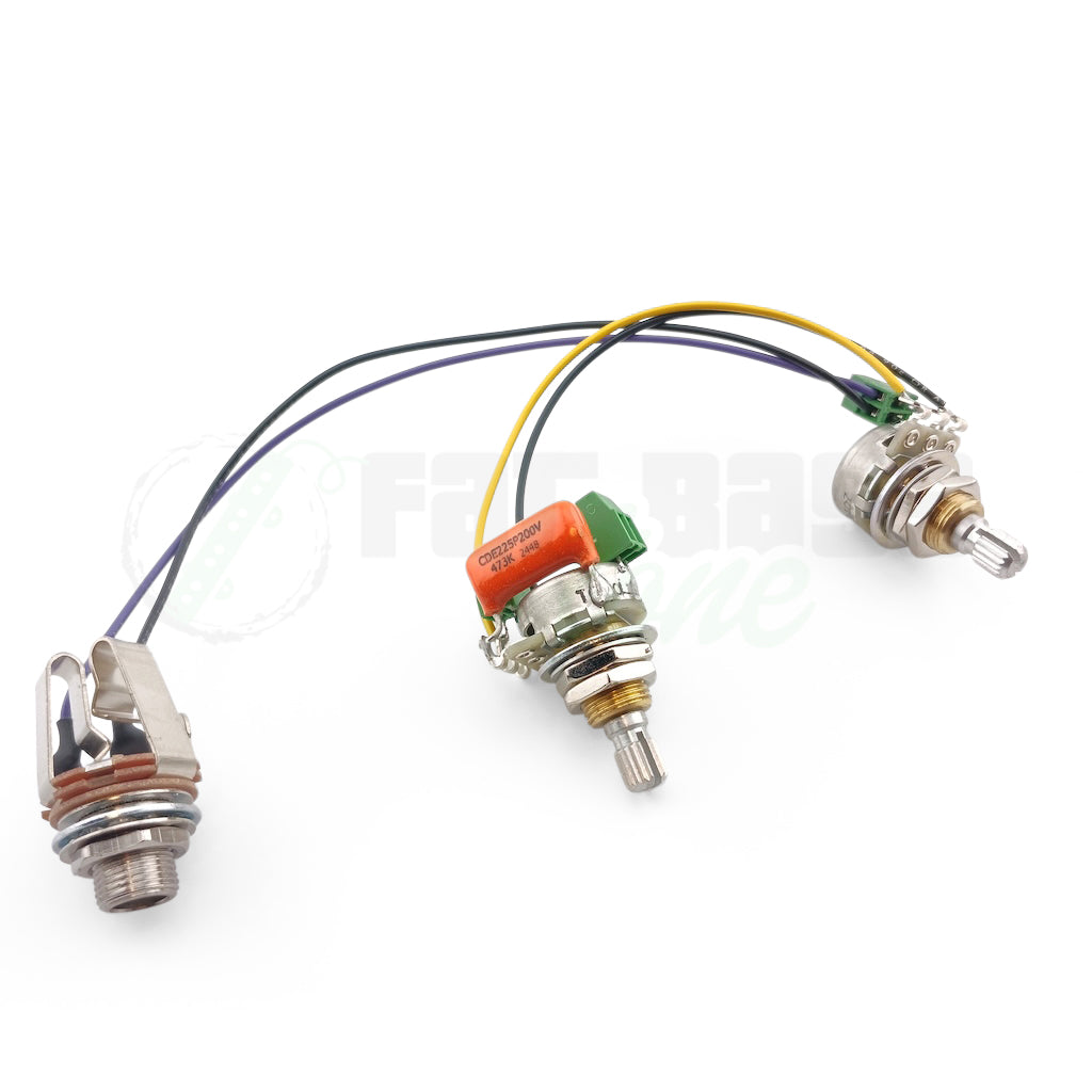 Pre-Wired Passive Harness for volume tone configurations