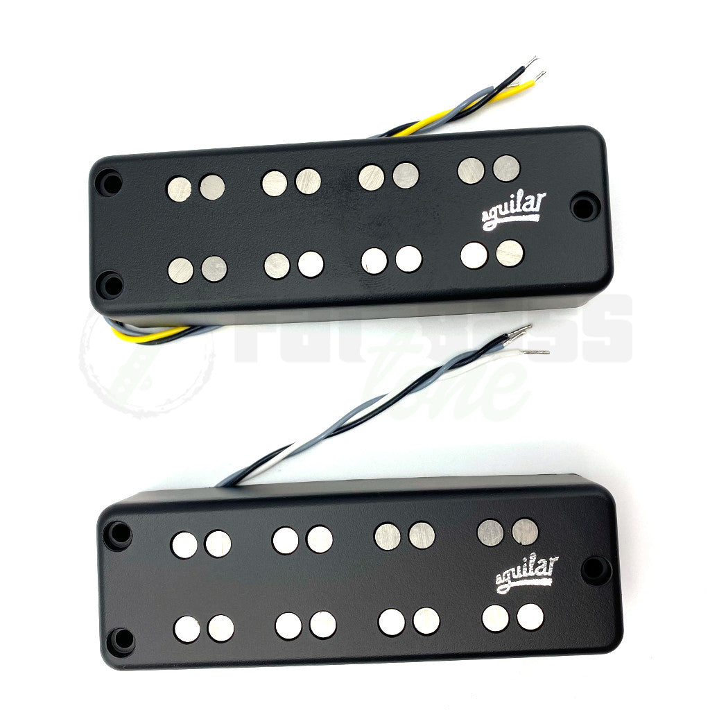 top view of Aguilar AG 4SD-D1 Super Double (BC Shape) 4 String Bass Pickup Set