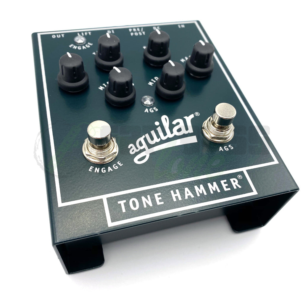 side view of Aguilar Tone Hammer Preamp/DI Pedal for Bass Guitar
