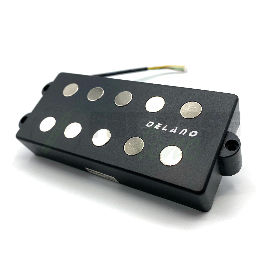 front view of Delano MC5 5 String Quad Coil Bass Pickup for Lakland