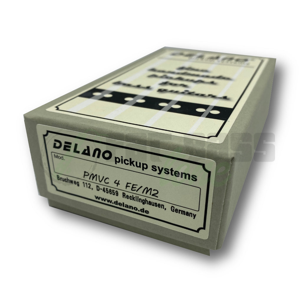 View of Packaging of Delano PMVC4 FE/M2 4 String Precision Bass® Pickup