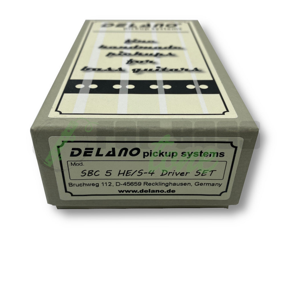 Delano SBC 5 HE/S Neck,Bridgeセット Delano SBC5 HE/S-4 Driver 5 String Quad-Coil Bass Pickups