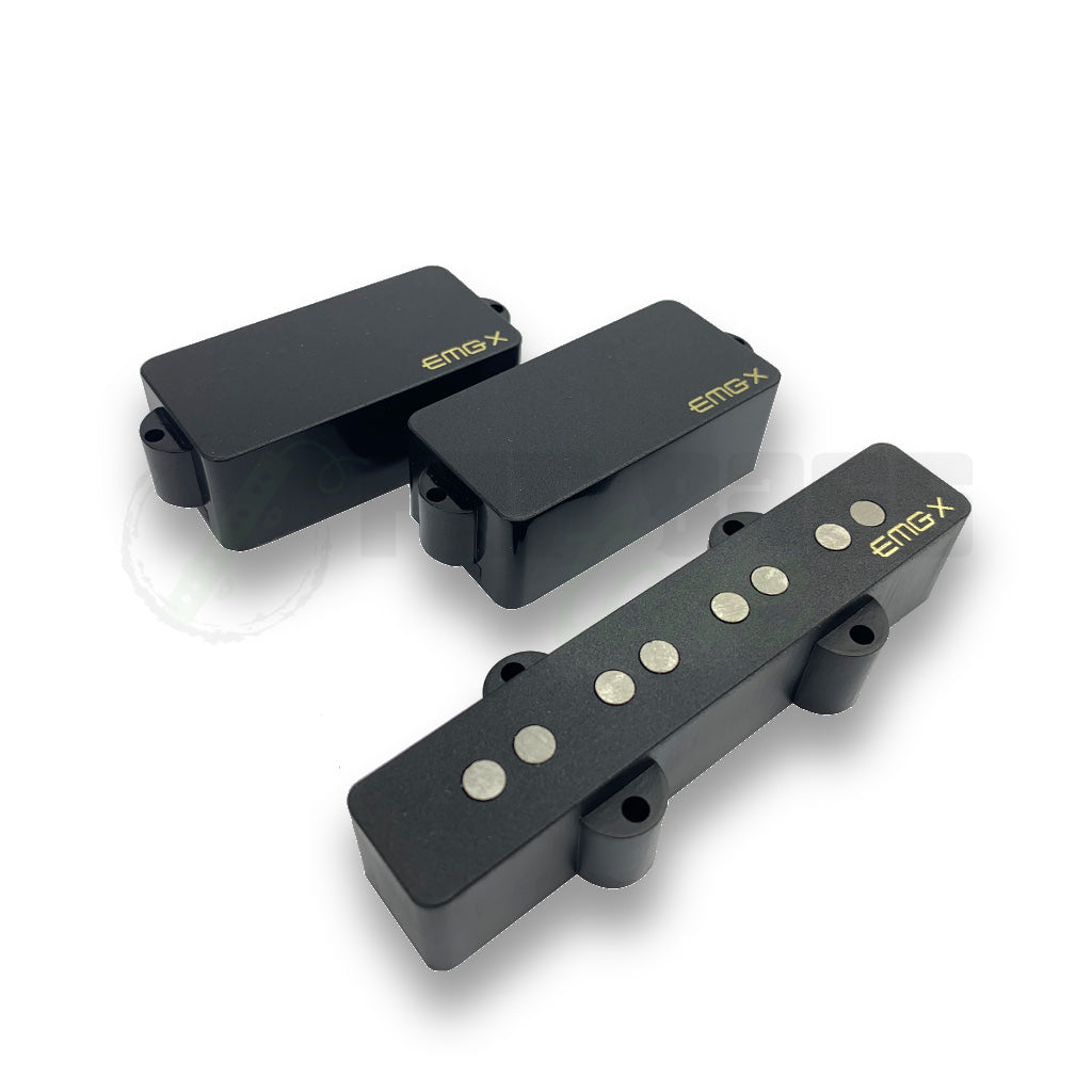 front view of EMG Victor Wooten PJ Bass Pickup Set