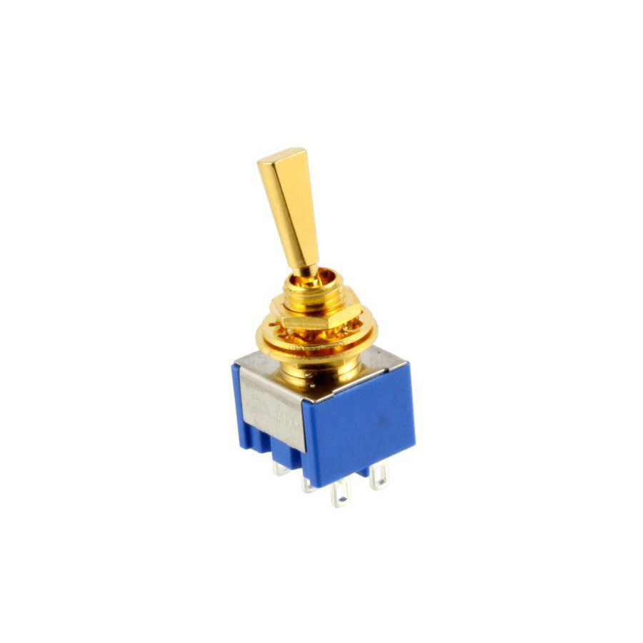 2 Way Flat Switch Gold for Bass Guitar