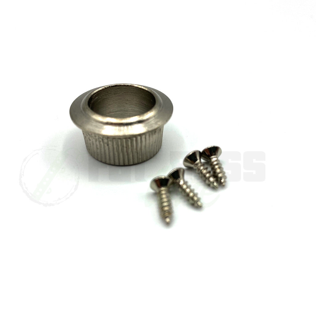 view of Bushing and Screws for Hipshot HB7 Vintage Tuner for Bass Guitar
