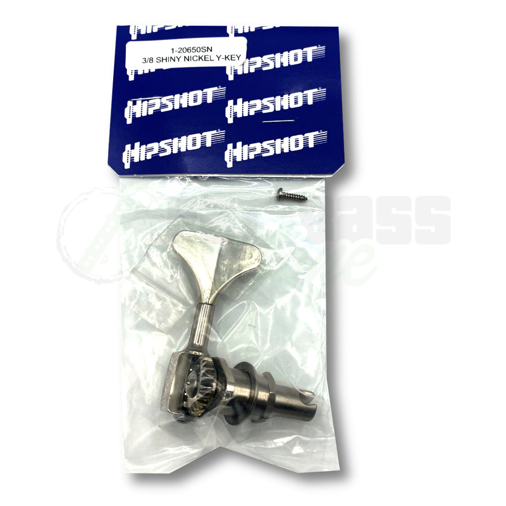 view of Packaging for Hipshot HB6Y Ultralight 3/8 Inch Tuner for Bass Guitar
