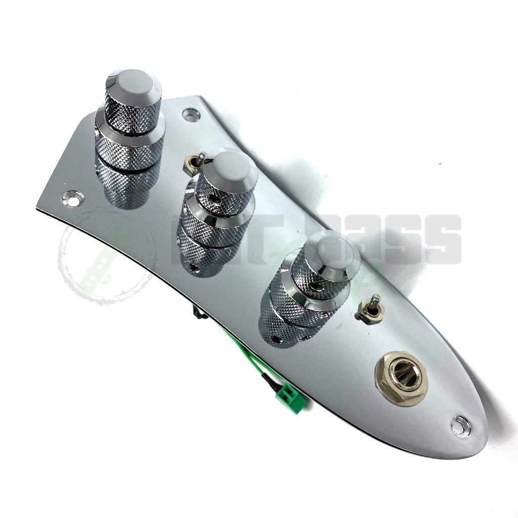 Front view of John East J Retro 01 CCC Bass Preamp