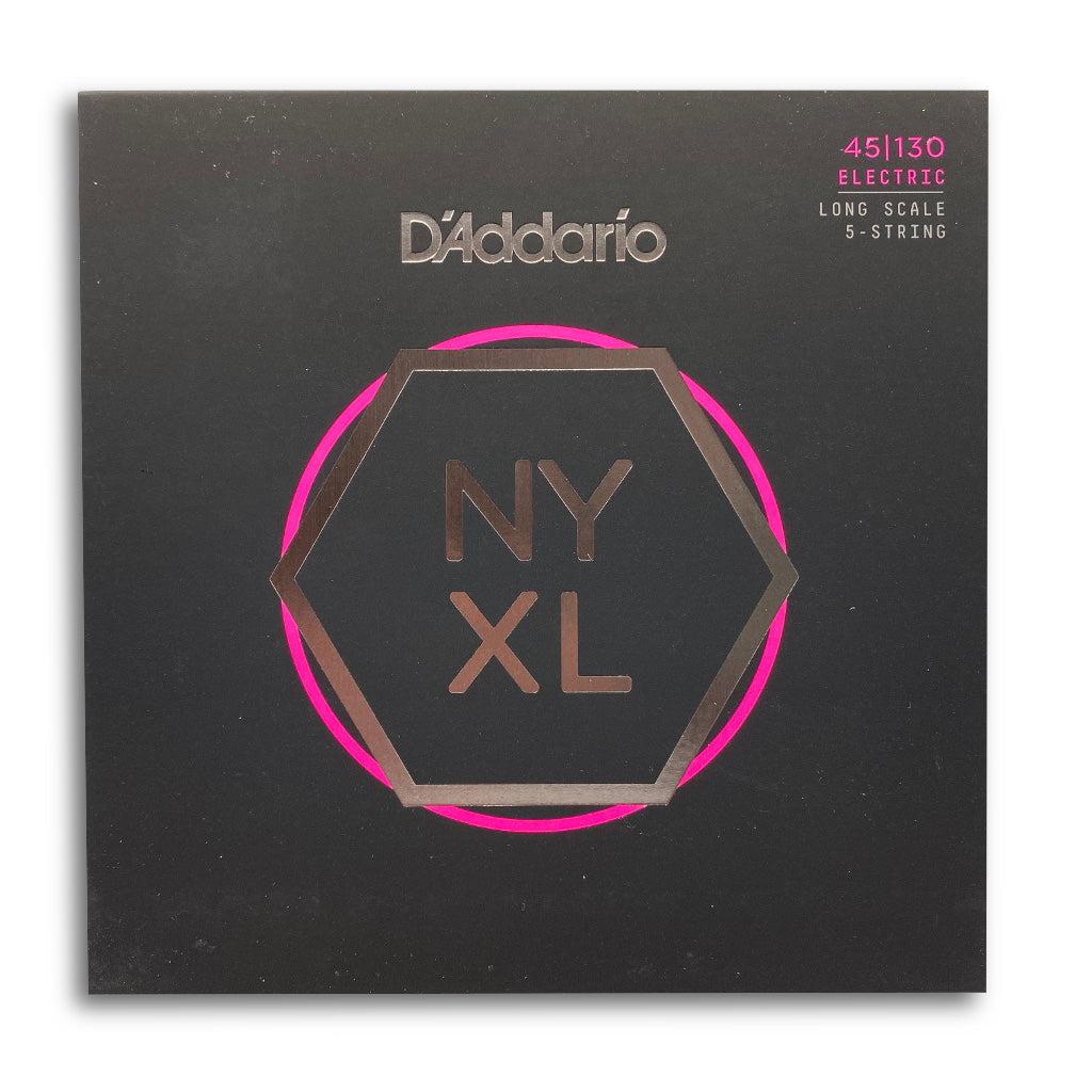 View of Packaging of D'Addario NYXL45130 5 String Bass String Set