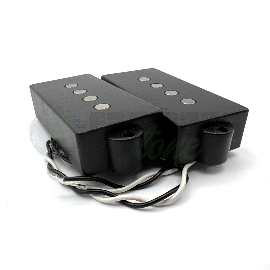 low angle front view of Delano PC4 AL 4 String Precision Bass® Pickup