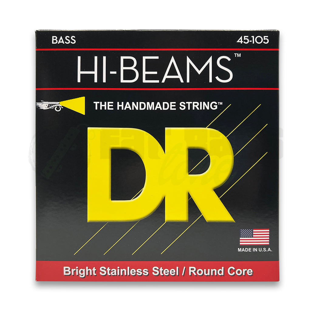 front view of 45-105 DR Hi-Beam 4 String Bass Strings