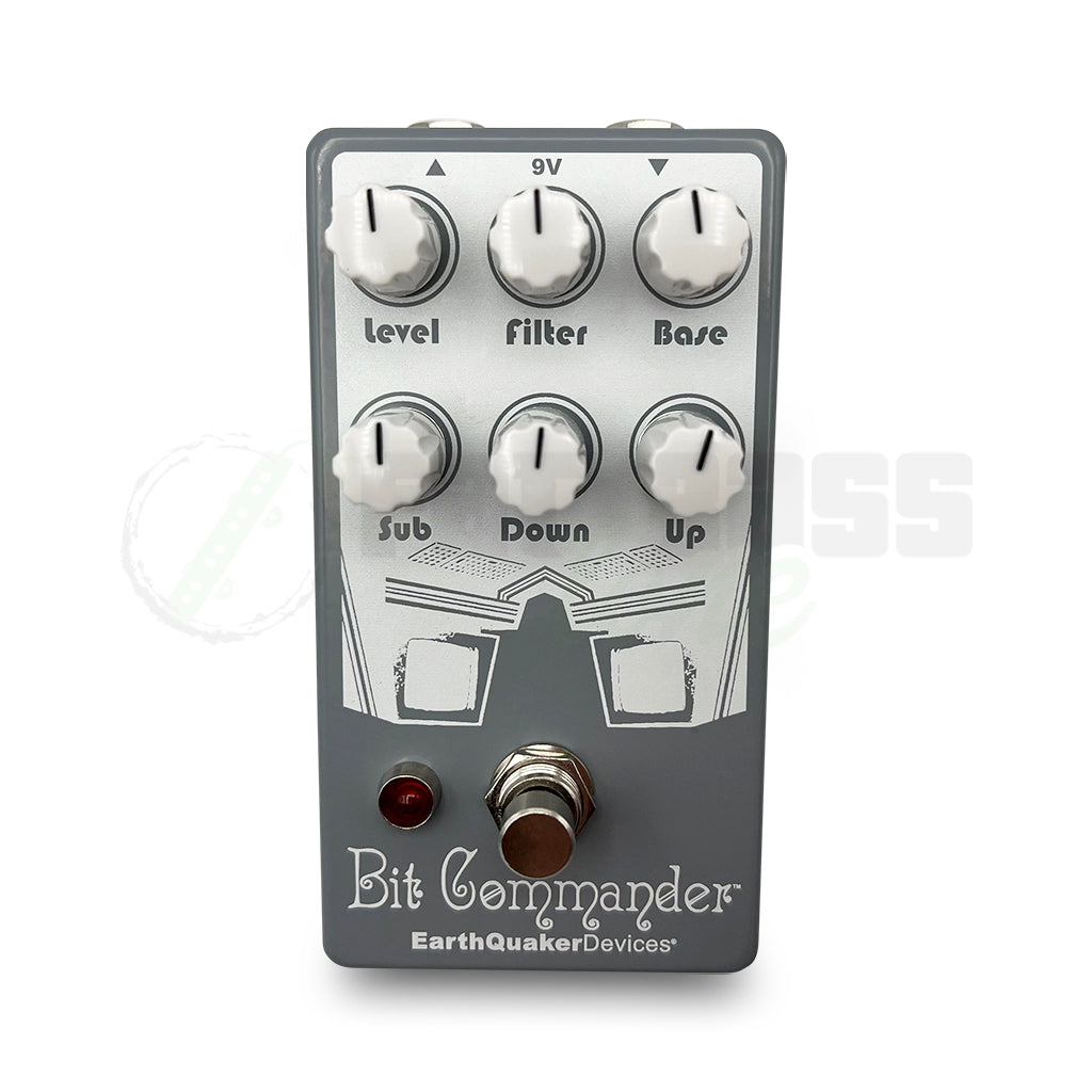 top view of EarthQuaker Devices Bit Commander Octave Synth V2 Pedal