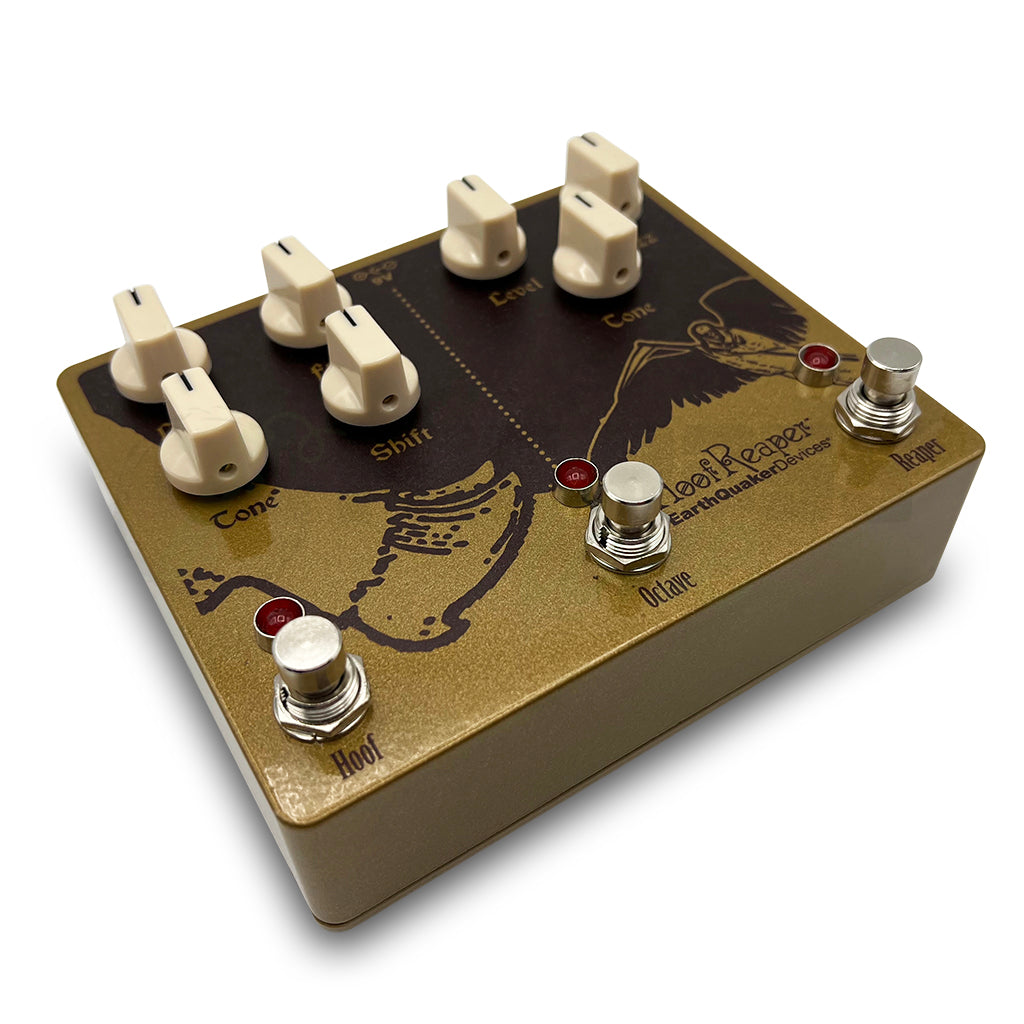 main front view of EarthQuaker Hoof Reaper Fuzz V2 Pedal