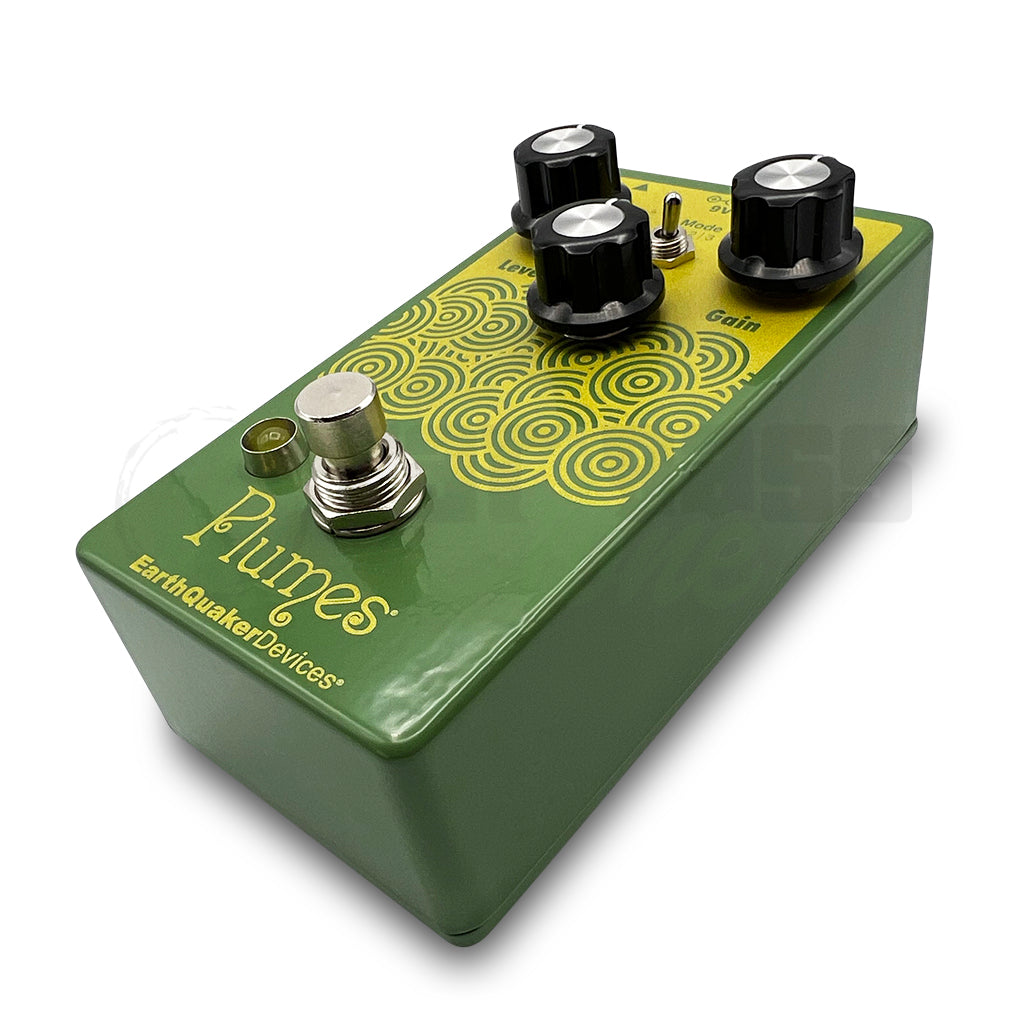 secondary front view of EarthQuaker Devices Plumes Overdrive Pedal