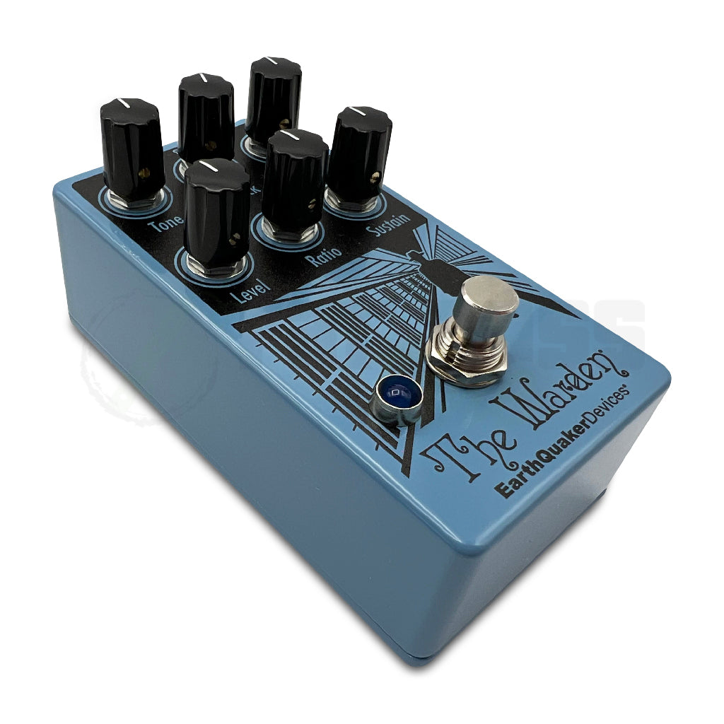 left side view of EarthQuaker Devices The Warden bass pedal