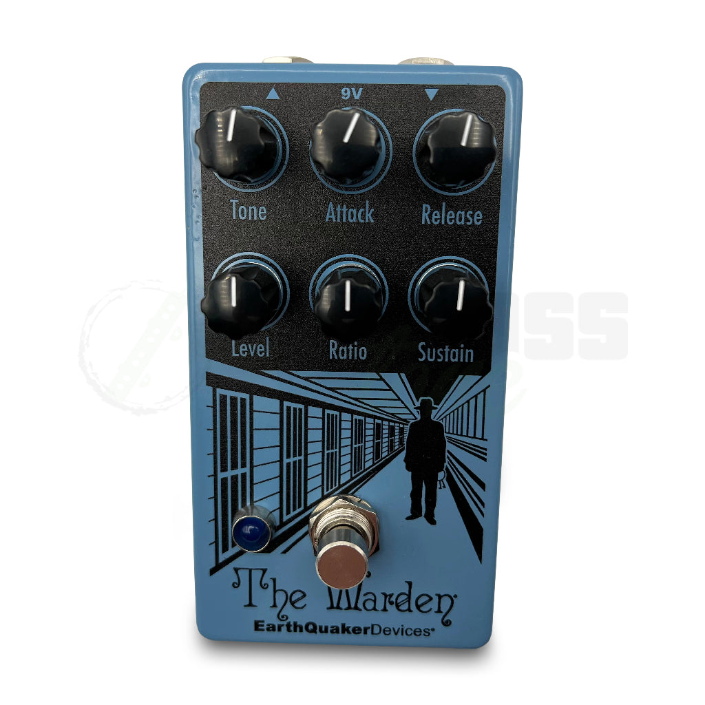optical compressor pedal EarthQuaker Devices The Warden Optical Compressor V2 Pedal