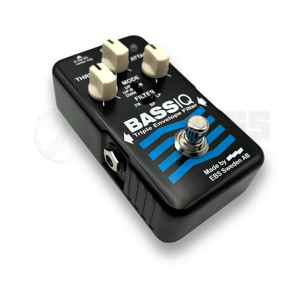 front view of EBS BassIQ Blue Label Bass Pedal