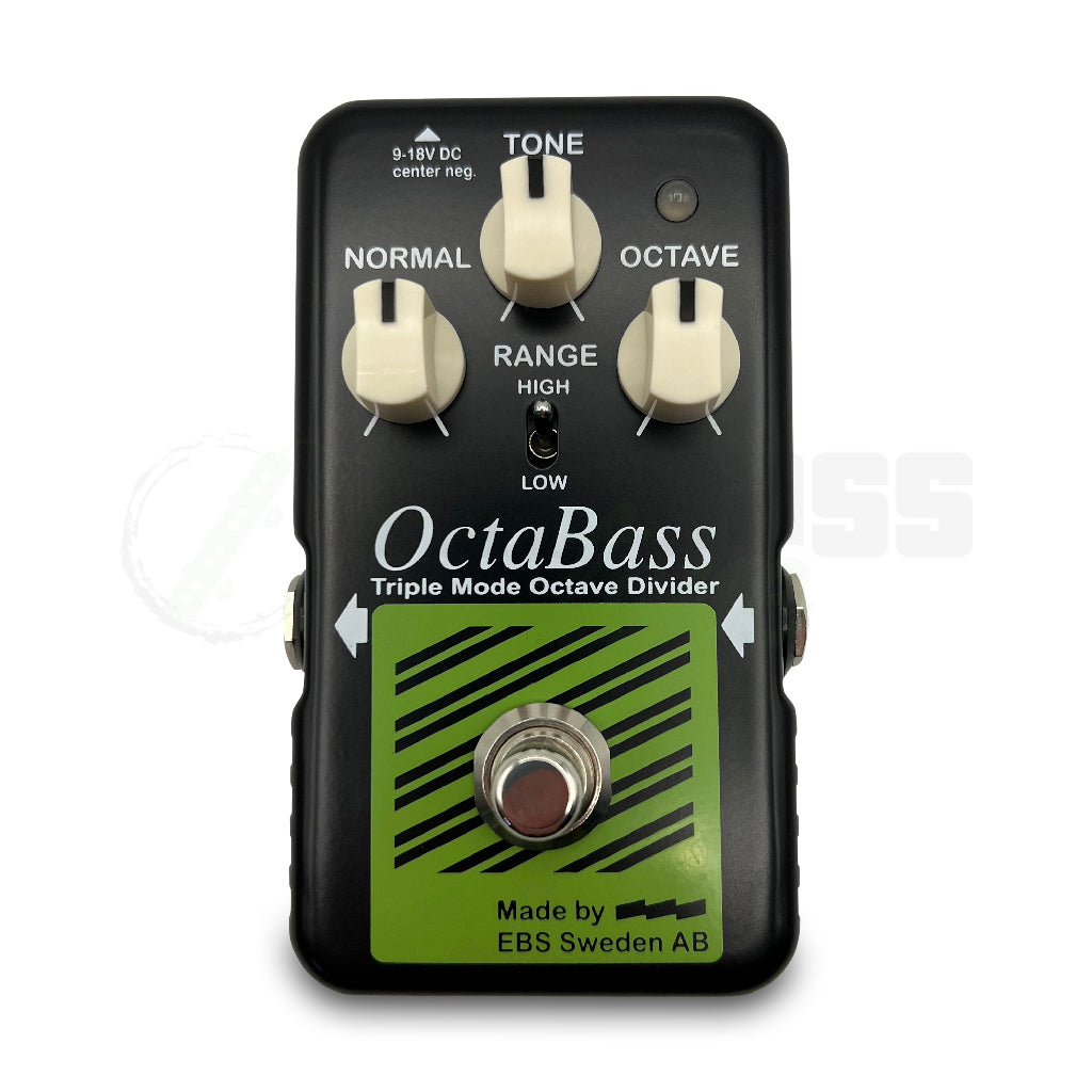 top view of EBS OctaBass Blue Label Bass Pedal
